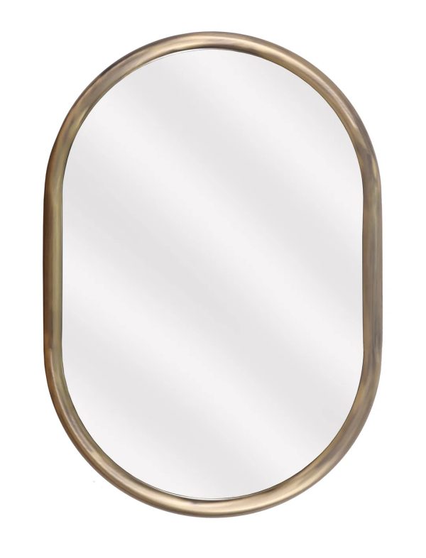 NOVELLO WALL MIRROR ANTIQUE BRASS