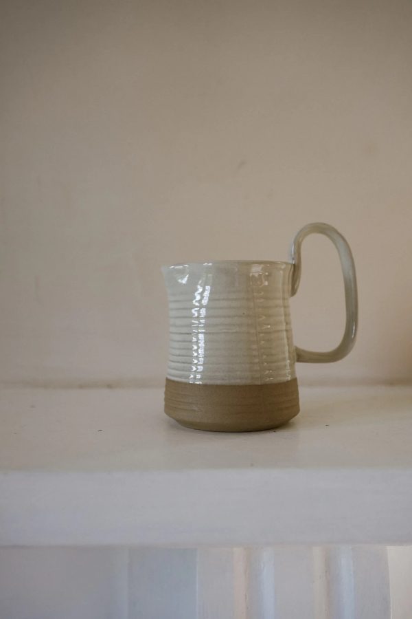 Stoneware Kulampu Jug - Milk White