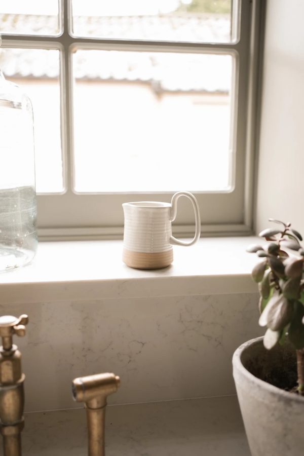 Stoneware Kulampu Jug - Milk White