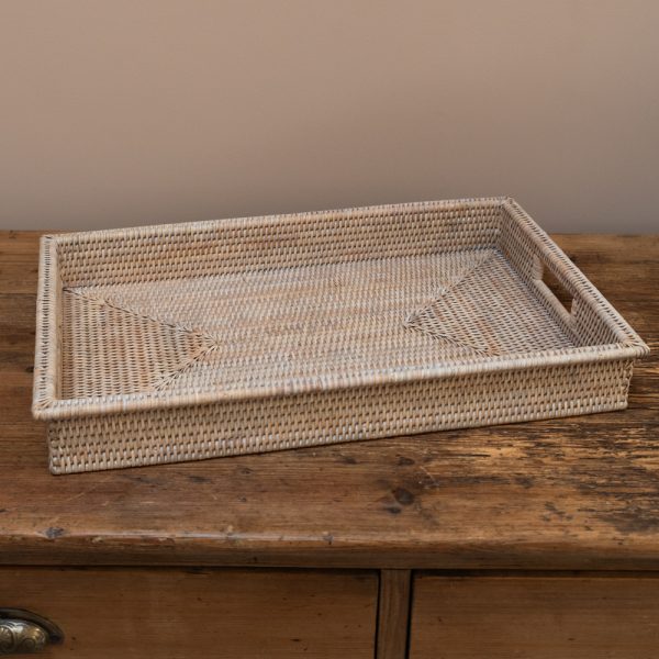 RATTAN RECTANGLE TRAY MED - LRG - Image 5