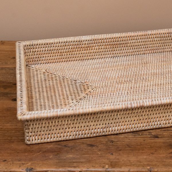 RATTAN RECTANGLE TRAY MED - LRG - Image 4