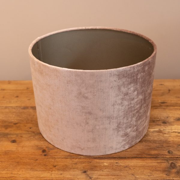 Pink Velour Drum Shade - Image 6