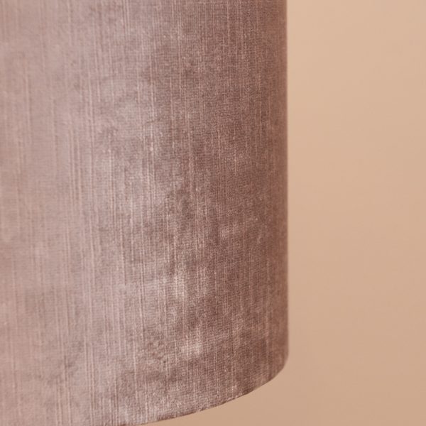 Pink Velour Drum Shade - Image 4