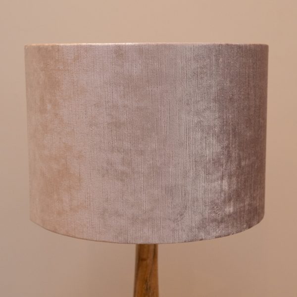 Pink Velour Drum Shade - Image 3