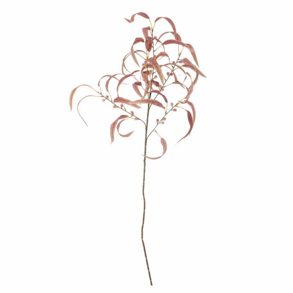 Eucalyptus Stem, Red, Artificial Flowers - Image 4