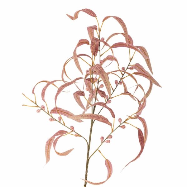 Eucalyptus Stem, Red, Artificial Flowers - Image 3