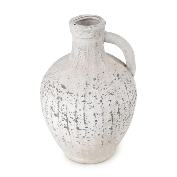 28cm Bottle Vase with Handle - Stone - Image 3