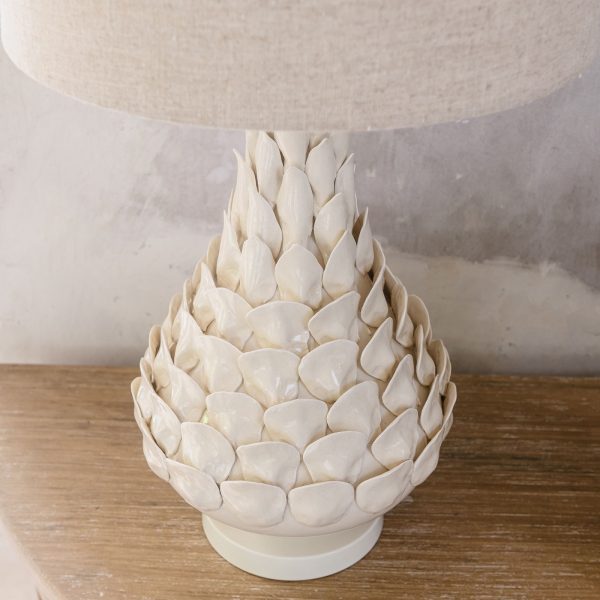 CLIFTON CERAMIC PINEAPPLE TABLE LAMP WITH SHADE - Image 2