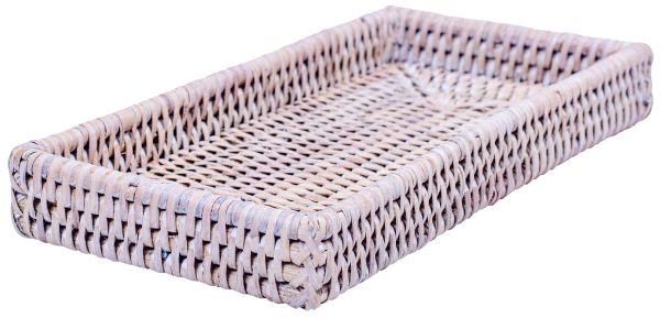 RATTAN SMALL RECTANGLE BATH TRAY