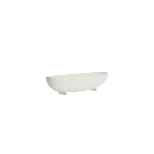 Dish on base 38cm ROSANA WHITE