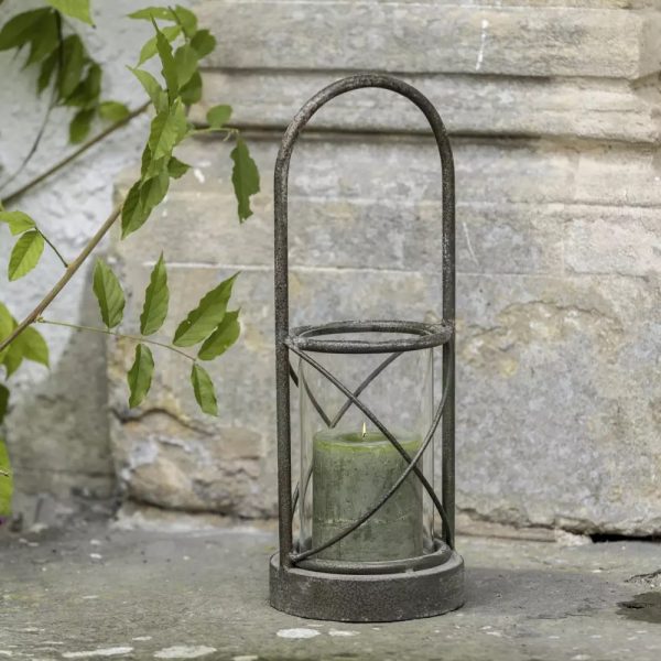 Hurricane Lamp With Handle - Image 4