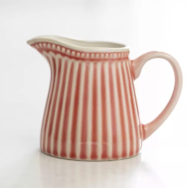 Pembroke Stoneware Jug Pink