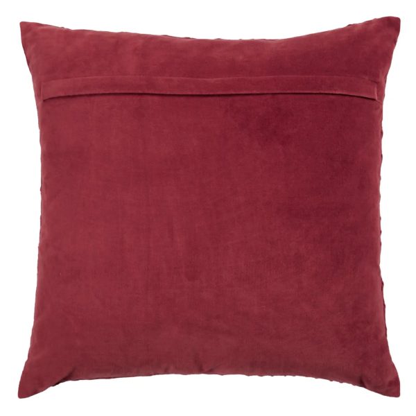 Waterfall Embroidered Cushion Pomegranate - Image 4