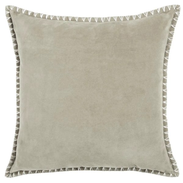 Stitch Embroidered Cushion Quartz - Voyage - Image 3