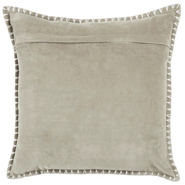 Stitch Embroidered Cushion Quartz - Voyage - Image 4