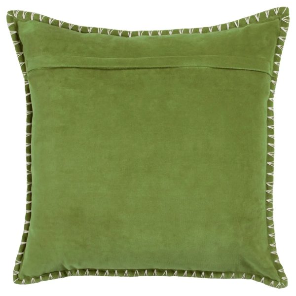 Stitch Embroidered Cushion Grass - Voyage - Image 4