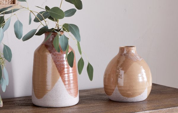 NKUKU - Lucia Ceramic Vase - Terracotta Mix