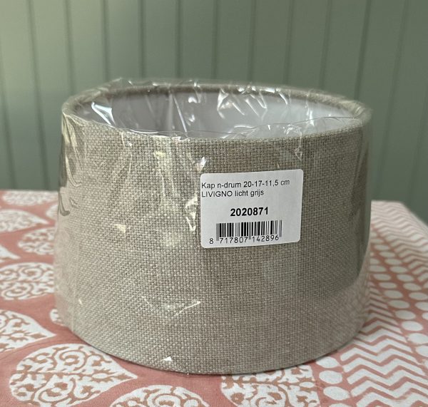 Natural Linen Shade Light Grey