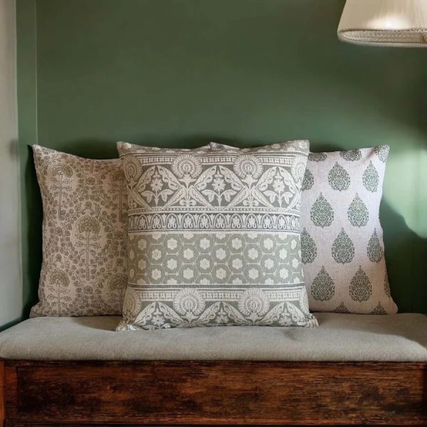 MANJUL, OLIVE & MOSS CUSHION - Image 2