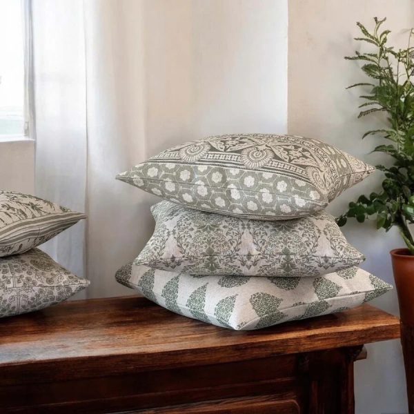 ORIENTAL GARDEN, GREEN CUSHION - Image 2