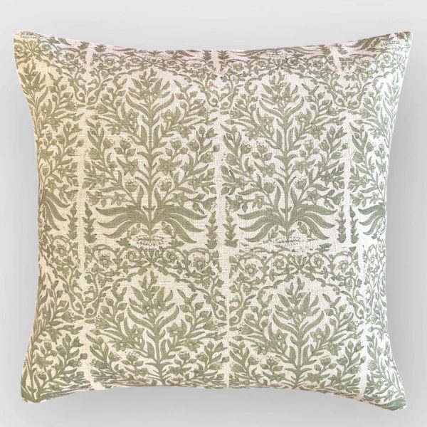 ORIENTAL GARDEN, GREEN CUSHION