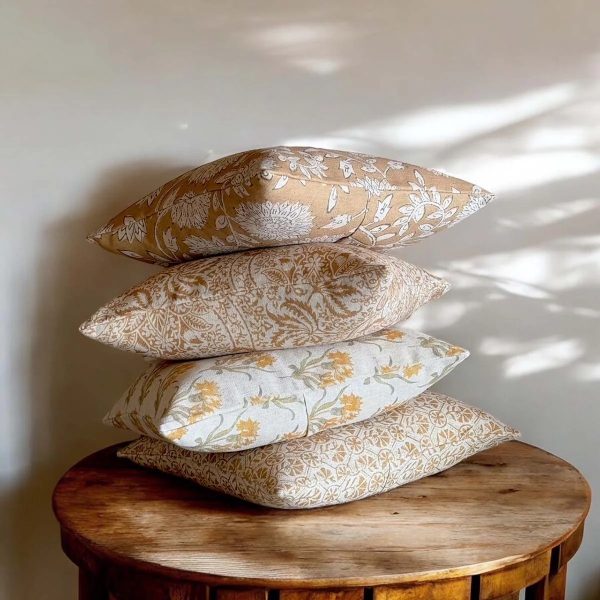 NELLIE, OCHRE CUSHION - Image 2