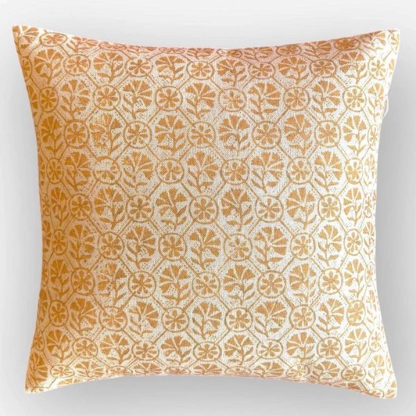 NELLIE, OCHRE CUSHION