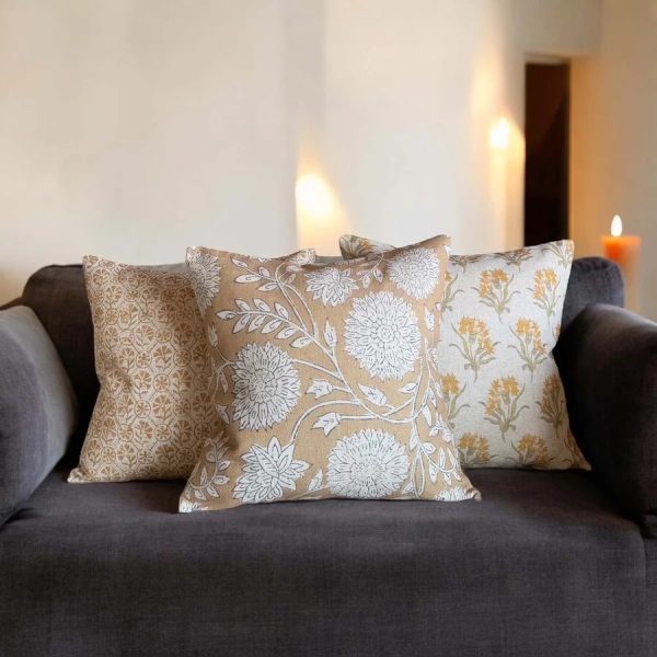 NELLIE, OCHRE CUSHION - Image 3