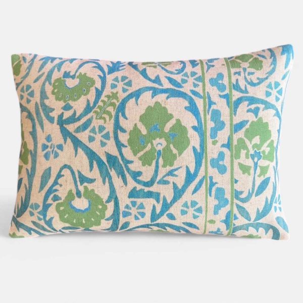 SERENA BLUE GREEN CUSHION