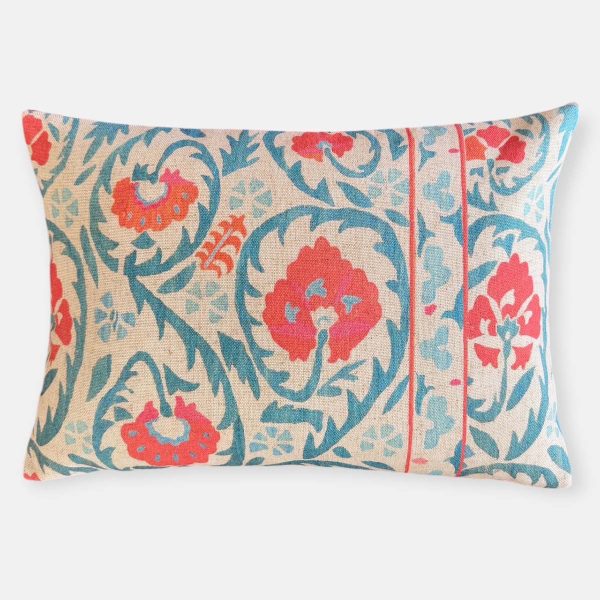 SERENA PINK GREEN CUSHION