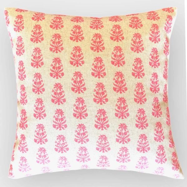 HOT PINK FLOWER CUSHION