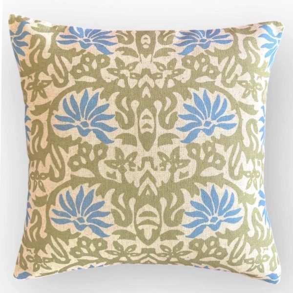 MEMORY GREEN & BLUE CUSHION