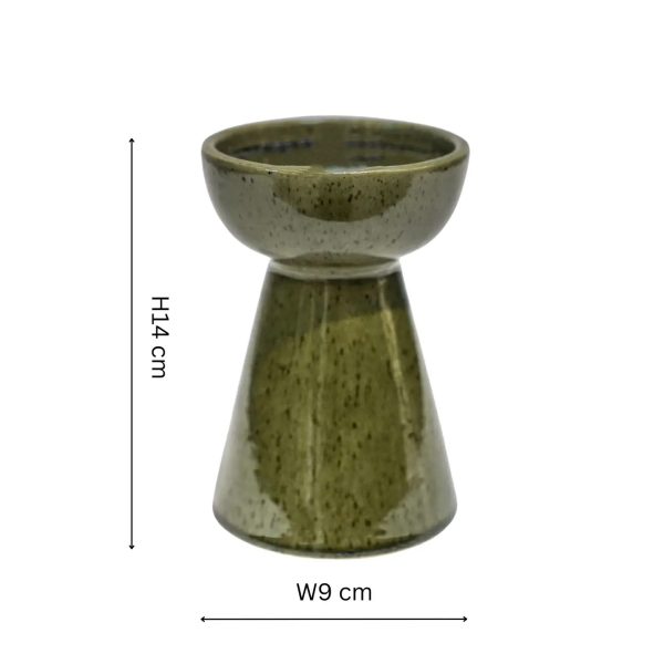 Bowen Ceramic Candle Holder 2 colours/2 sizes - Image 3