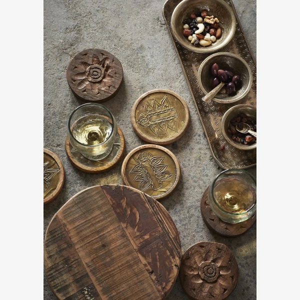 RECYCLED WOODEN TRIVET - Image 4