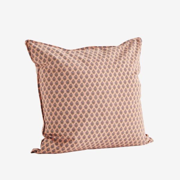 PINK PRINTED CUSHION COVER