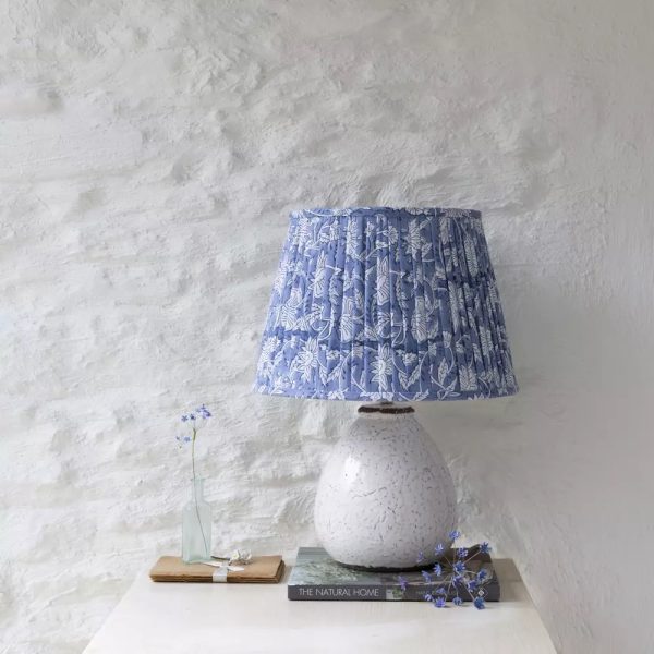 Lampshade Floral Blue 35cm - Image 3