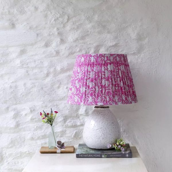 Lampshade Floral Pink 35cm - Image 3