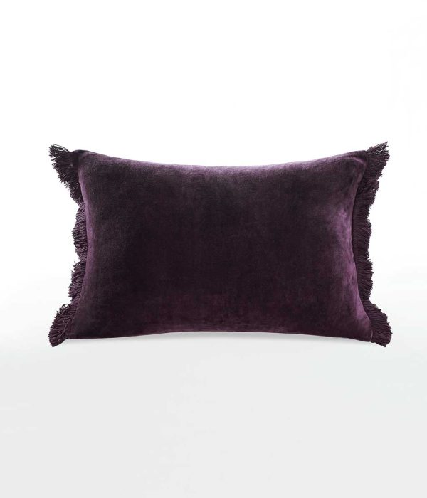 MM Linen Sabel Cushion PLUM 60x40cm