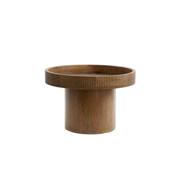 Side table KALOMO wood dark brown - Image 2