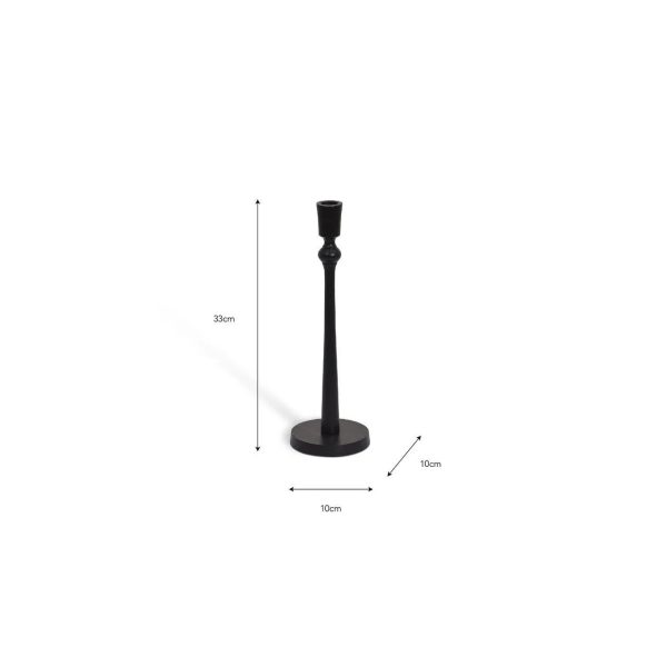 WESTCOTT CANDLE STICK  BLACK 3 Sizes - Image 4