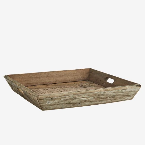 RECYCLED WOODEN TRAY